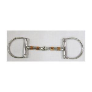 Bits Snaffle Copper Roller D-Ring-67