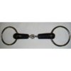 Bits Snaffle SS Loose Ring Jointed Rubber-77