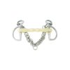 Bit happy mouth mullen mouth Kimblewick with chain-554