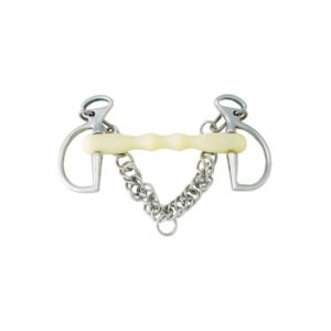 Bit happy mouth mullen mouth Kimblewick with chain-554