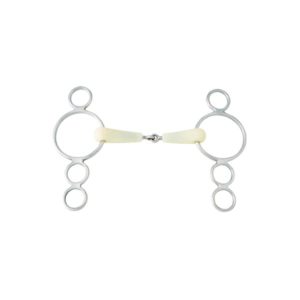 Bit happy mouth jointed mouth gag 4 rings-572