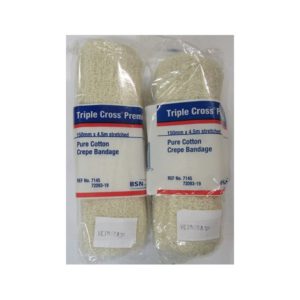 Bandage crepe triple cross 150mm-740